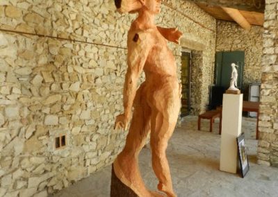 Art in progress " Le faune" Davide Galbiati, Vaison-la-Romaine