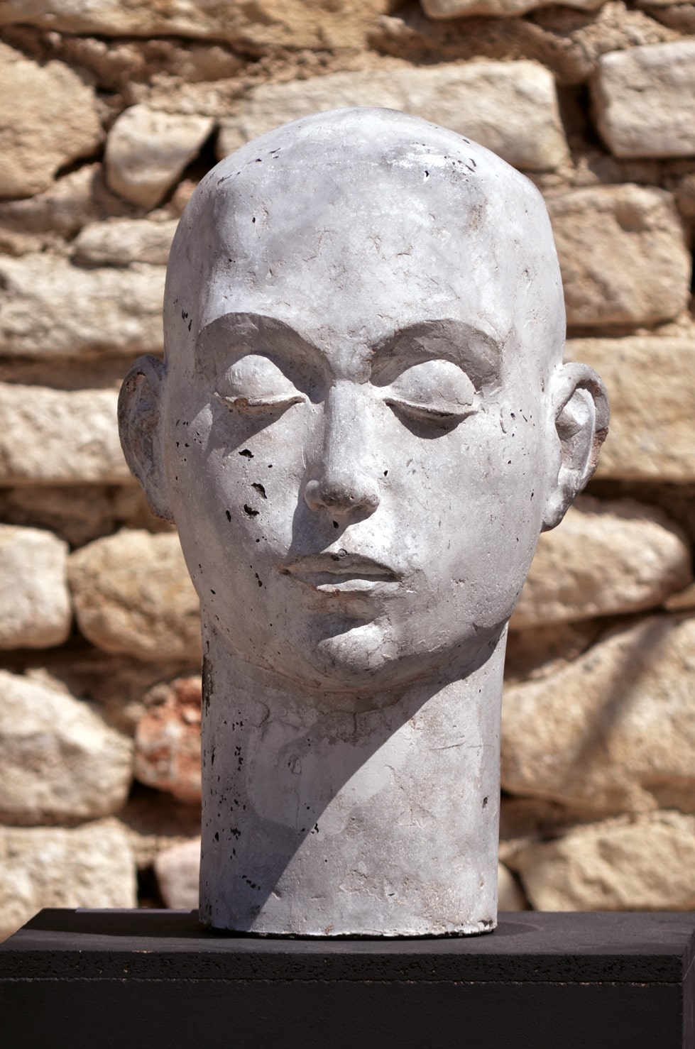 " Head 2 " béton, 50 x 31 x 27 cm, 2018 - Pièce unique