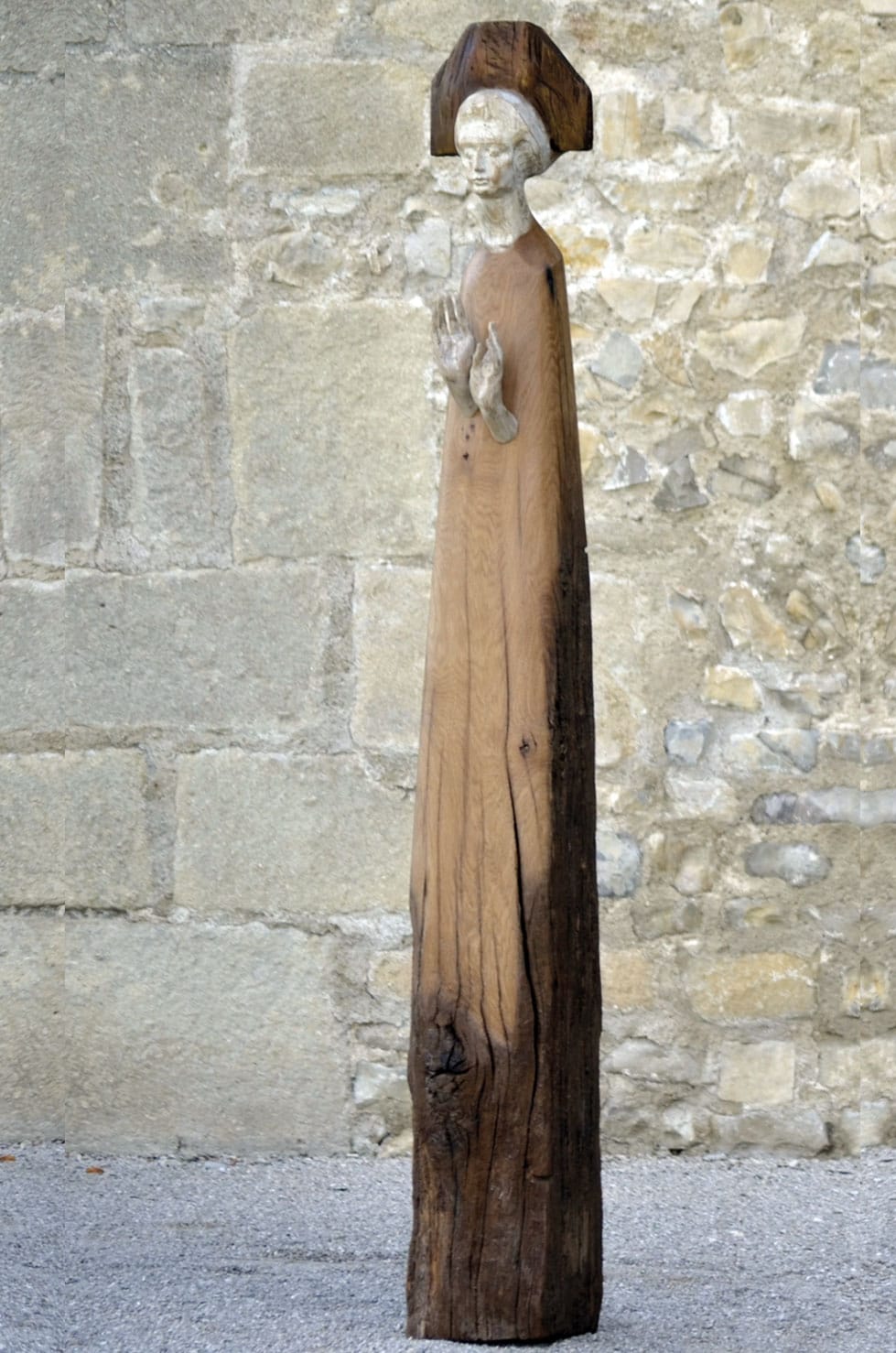 " Colonna " chêne ancien, 203 cm, 2014 - Pièce unique